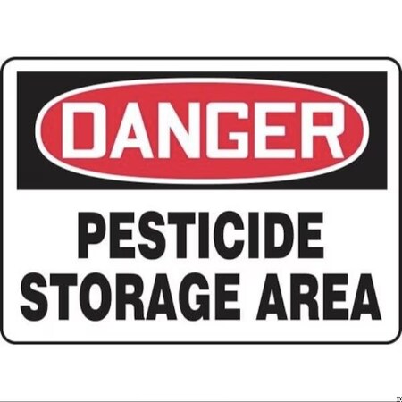 Accuform OSHA DANGER SAFETY SIGN PESTICIDE MCAW100XL MCAW100XL